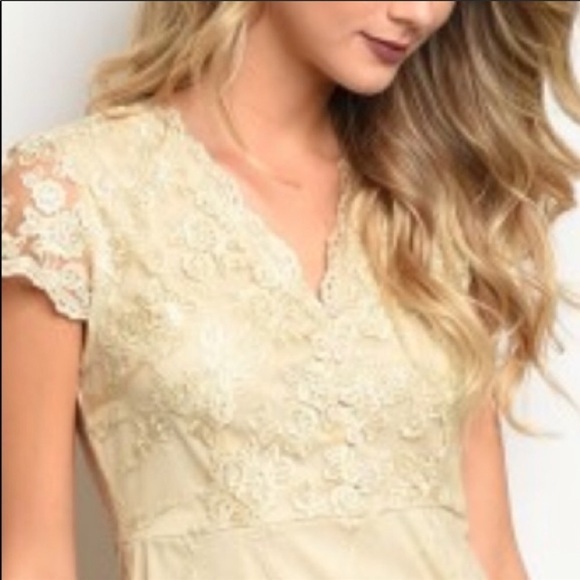 AVAILABLE gorgeous gold party dress - Picture 4 of 8